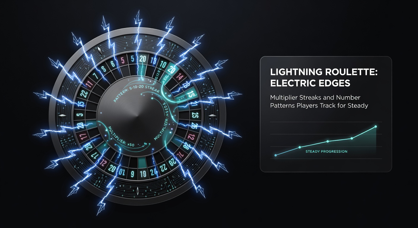Close-up of Lightning Roulette wheel highlighting repeated numbers and multiplier icons from a recent streak