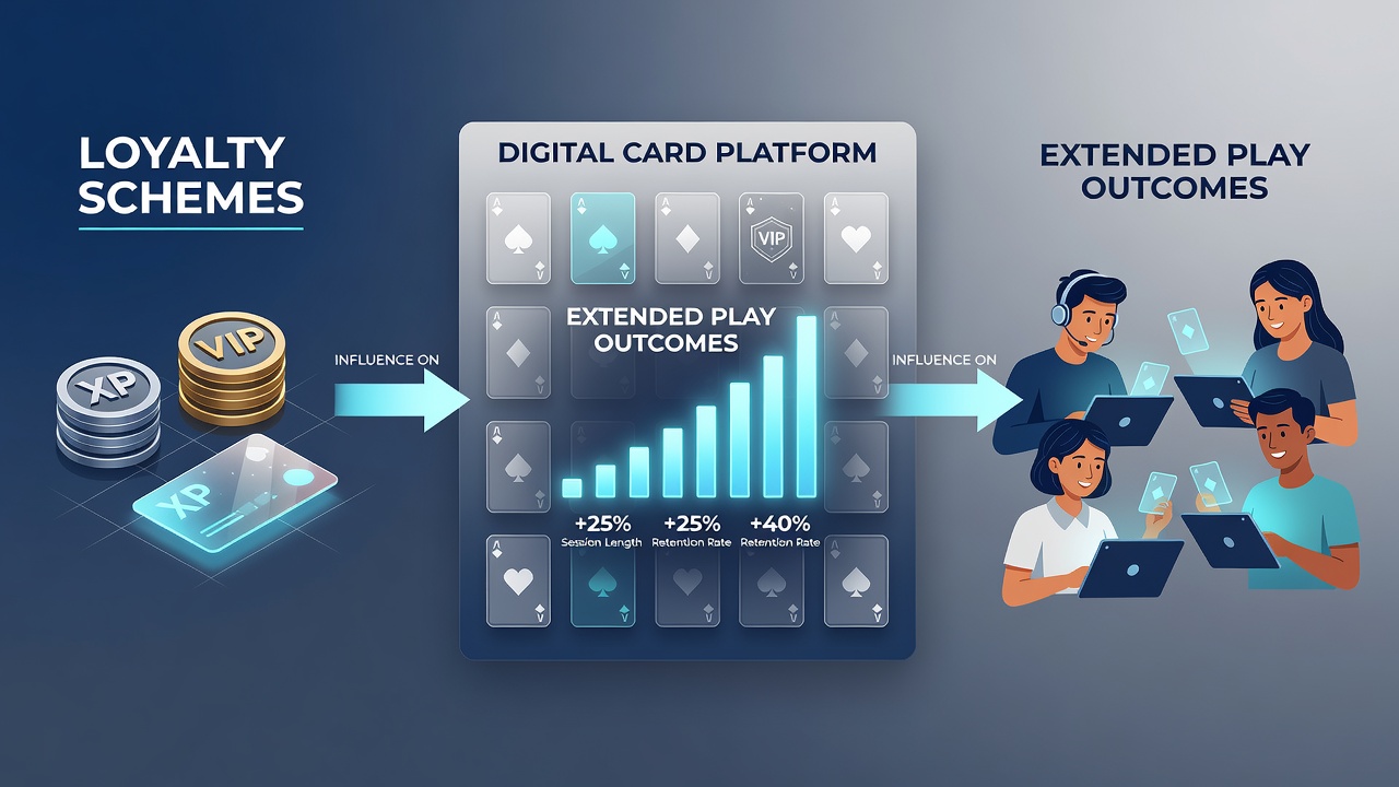 Player dashboard displaying tier progression and accumulated rewards in a digital card platform