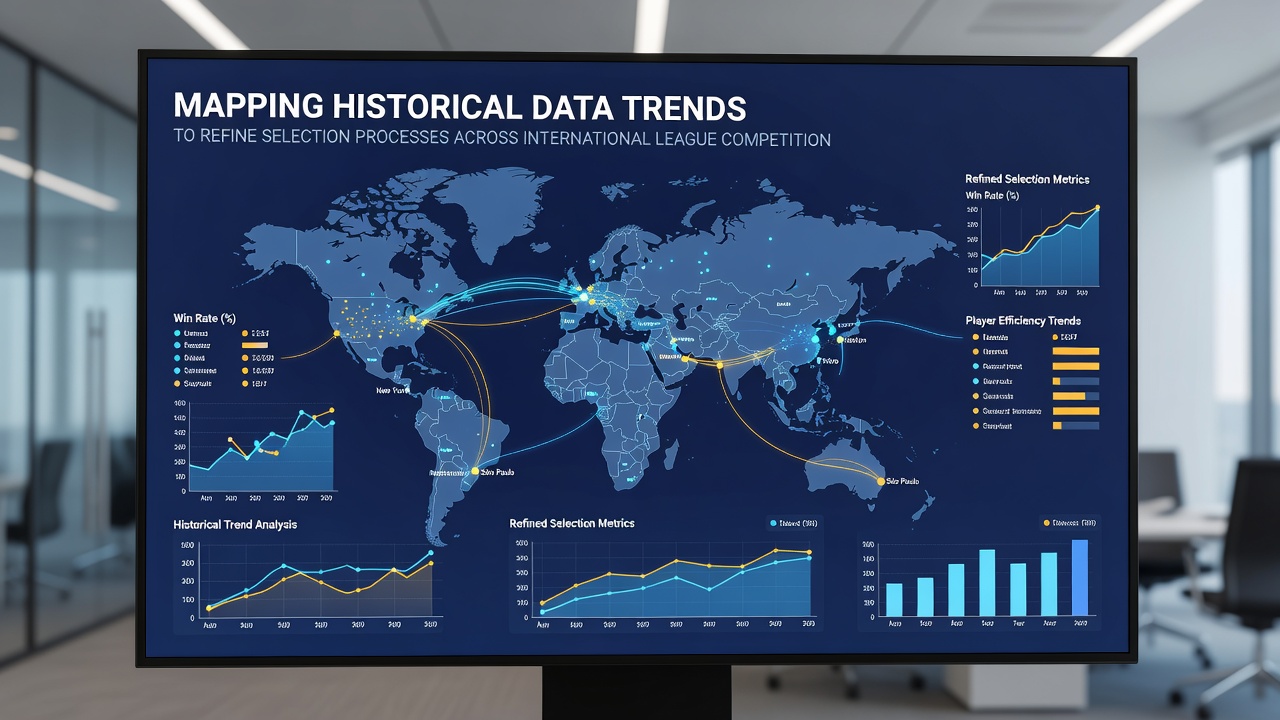 Detailed charts and graphs illustrating refined selection processes using mapped historical trends in league competitions