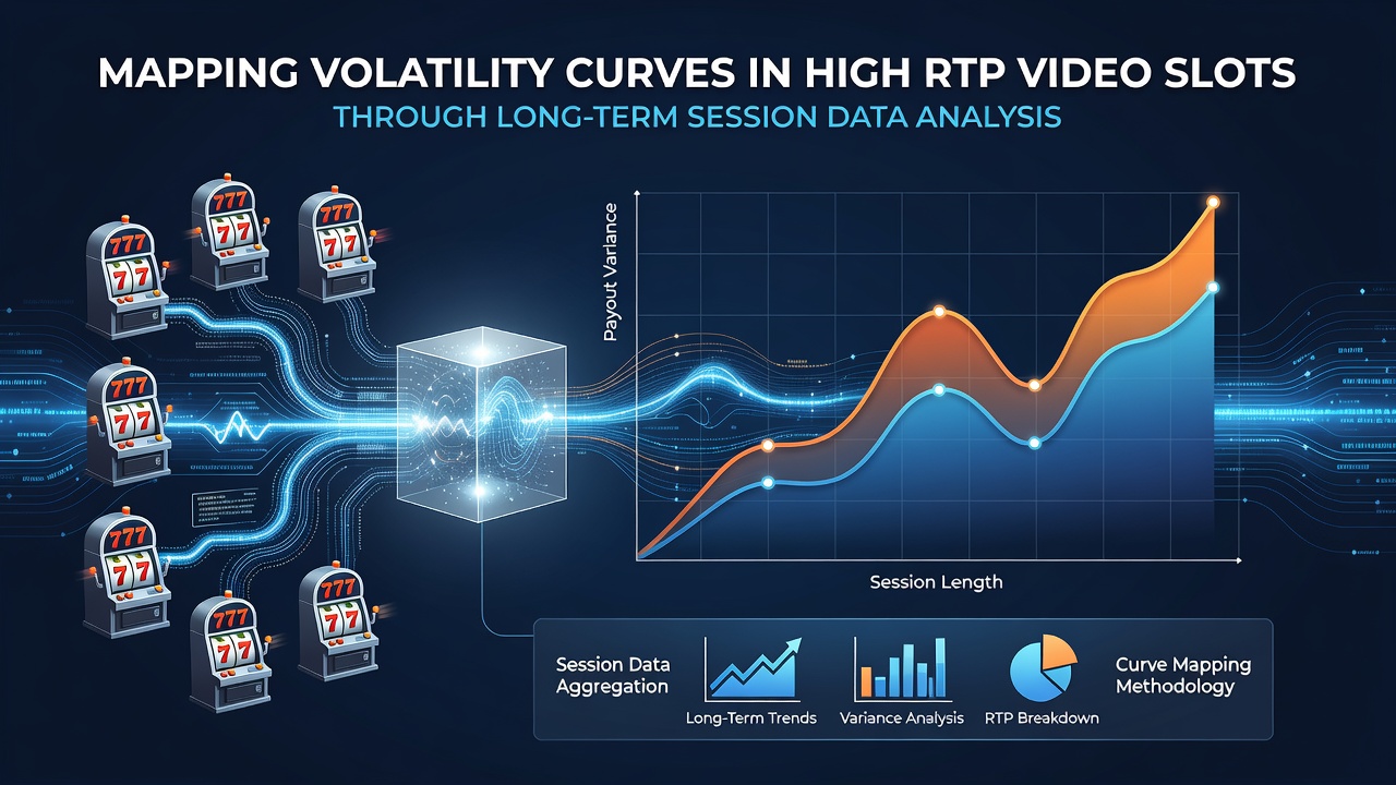 Detailed chart comparing multiple volatility curves across different high RTP slot titles using aggregated long-term play data